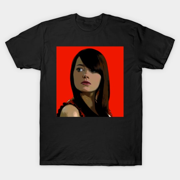 emma stone T-Shirt by oryan80